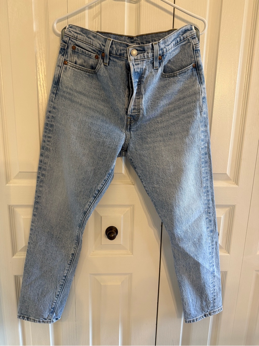 Levi's Light Blue Straight Leg Jeans